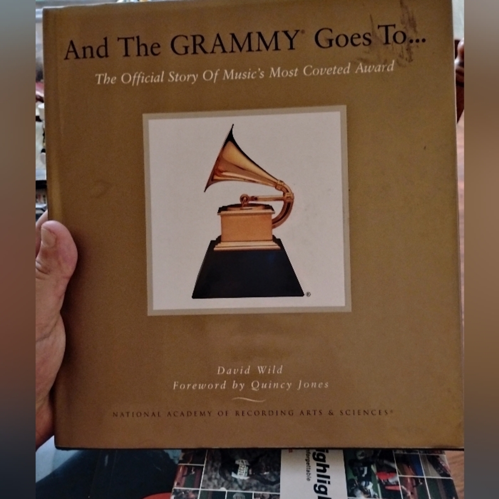 And The GRAMMY Goes To... - Gold Hardcover Book